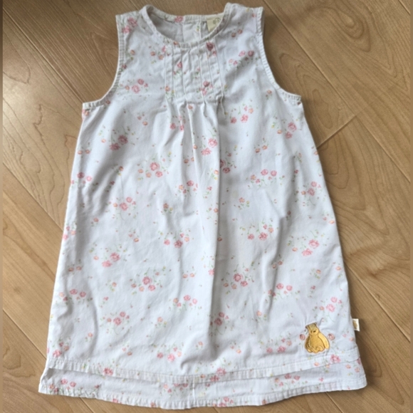 Vintage Y2K Disney Winnie the Pooh white floral cotton dress - Picture 2 of 11